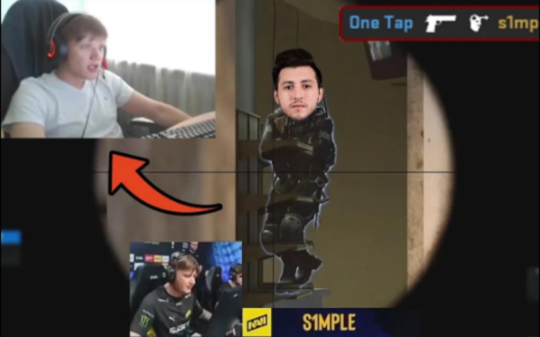 5分钟simple被其他职业哥手撕纯享版!csgo剪辑