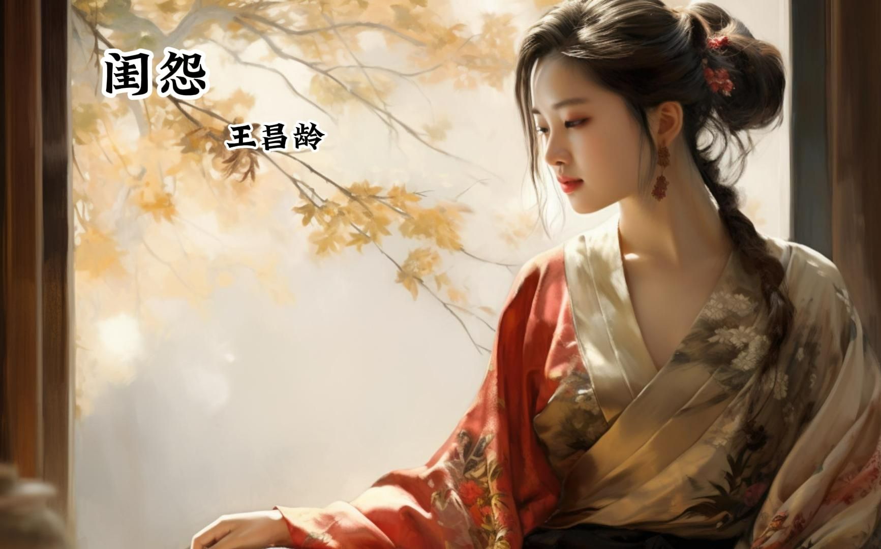 把古诗画成画——闺怨