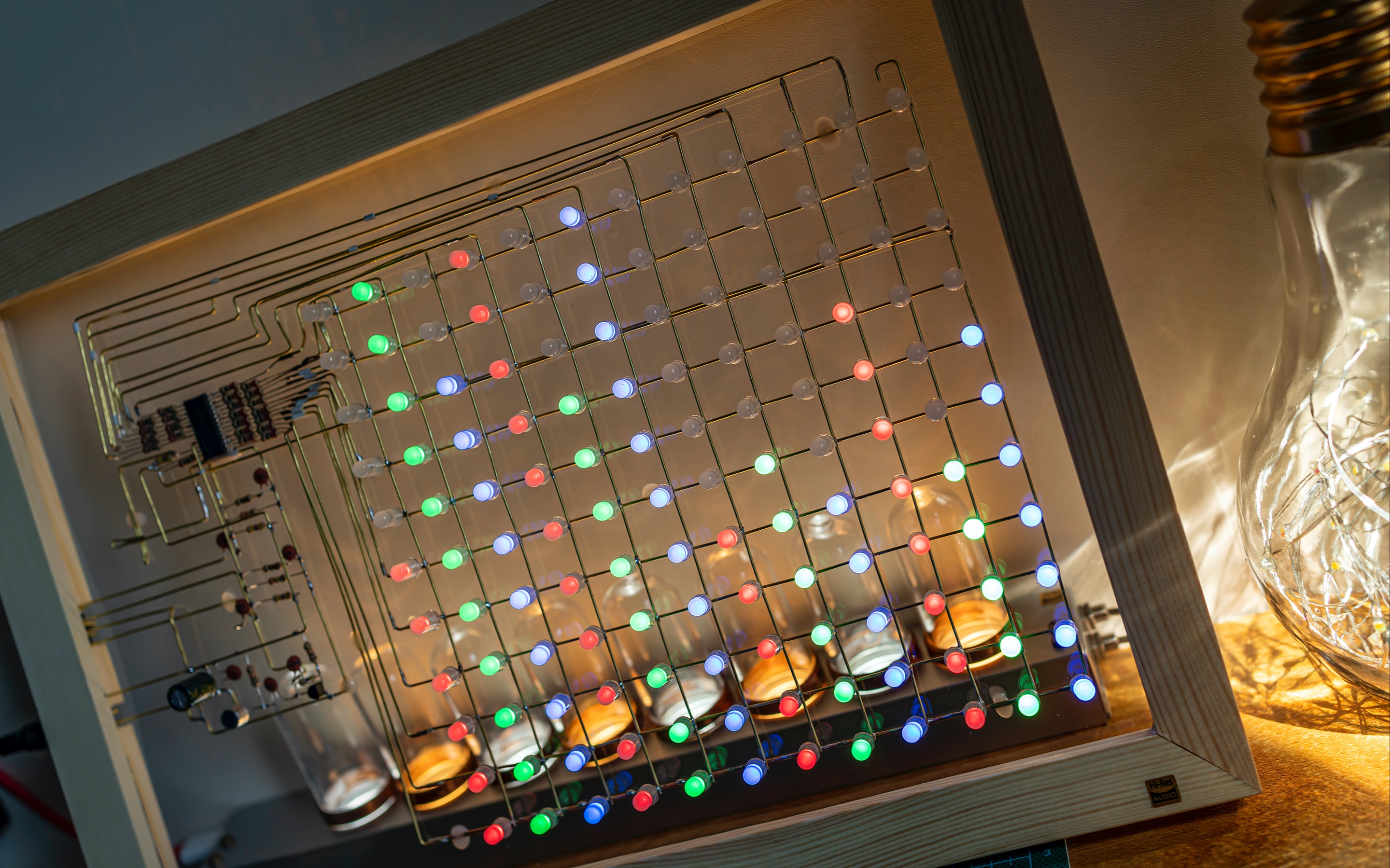 活动作品硬核搭棚12路频谱灯