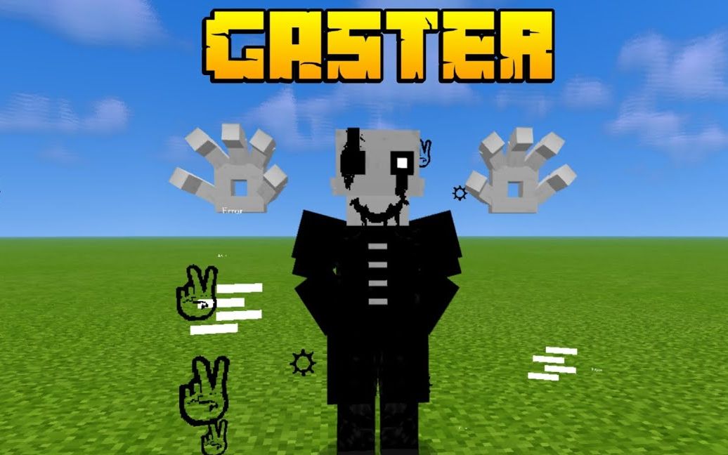 传说之下gaster到底强不强,看完魔哒今天我的世界视频就知道了