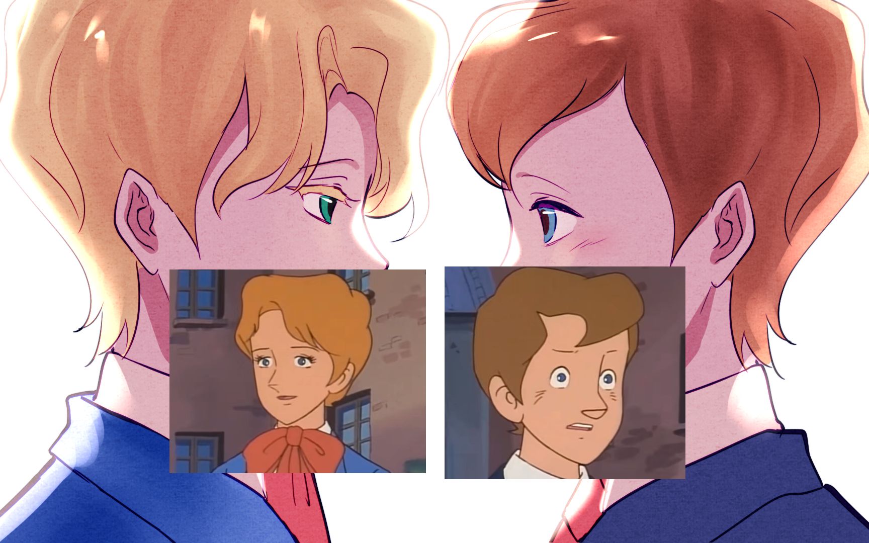 德安金毛x棕毛cp手书万有引力