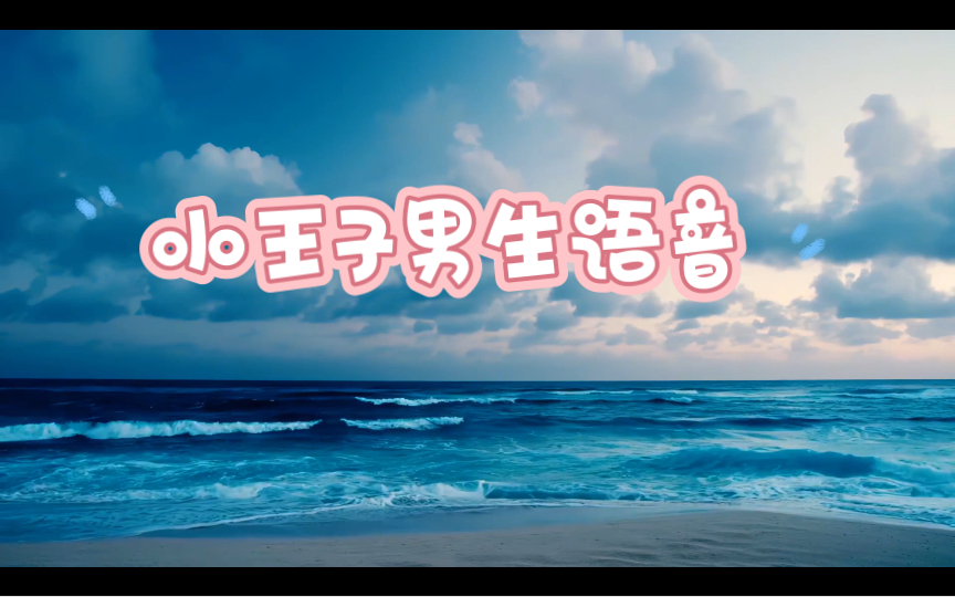小王子男生语音1