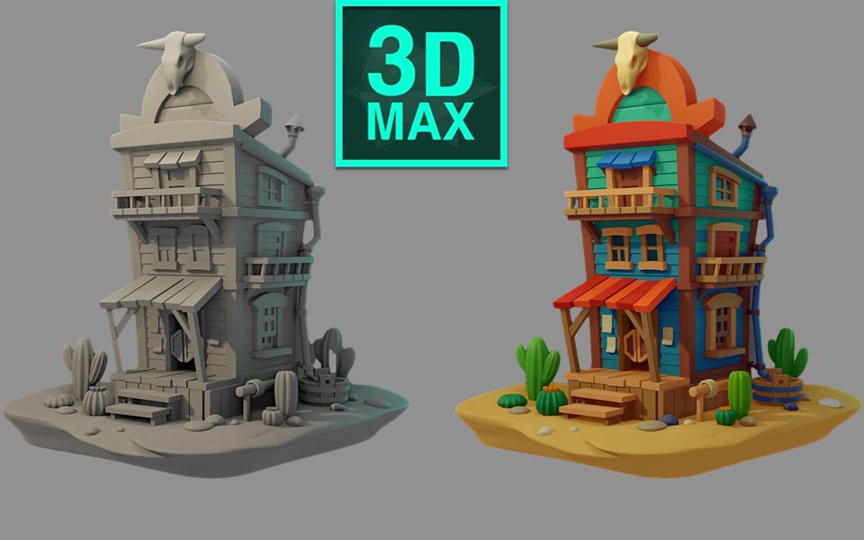 【3dmax房子建模】模型基础讲解,场景模型建模思路