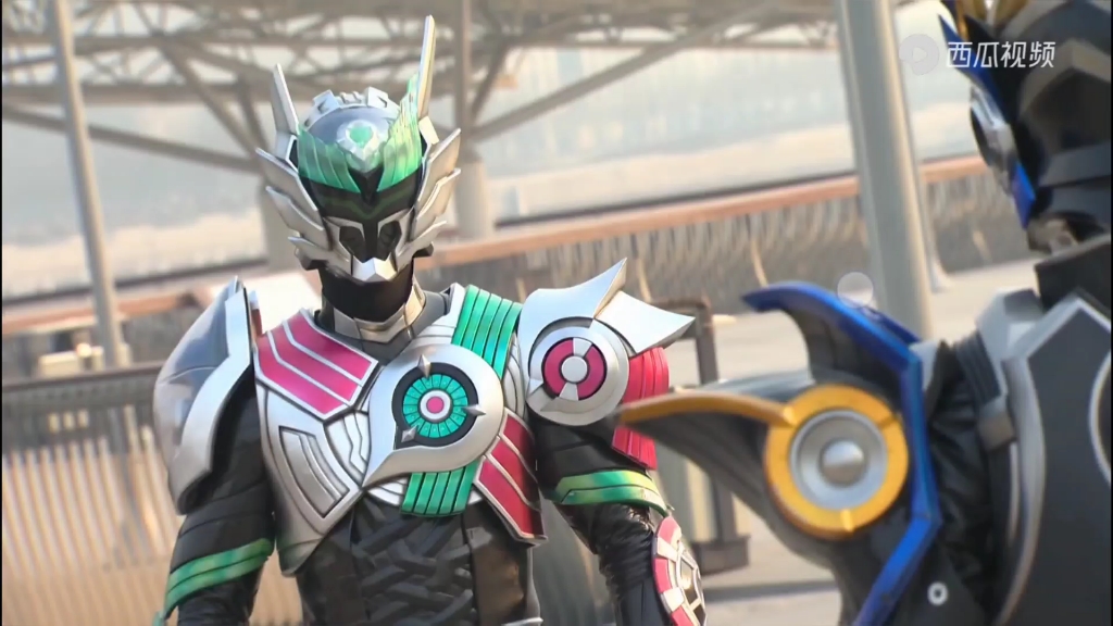 铠甲勇士捕将:信一四模式铠兽印,对战志凯的战帅铠甲.