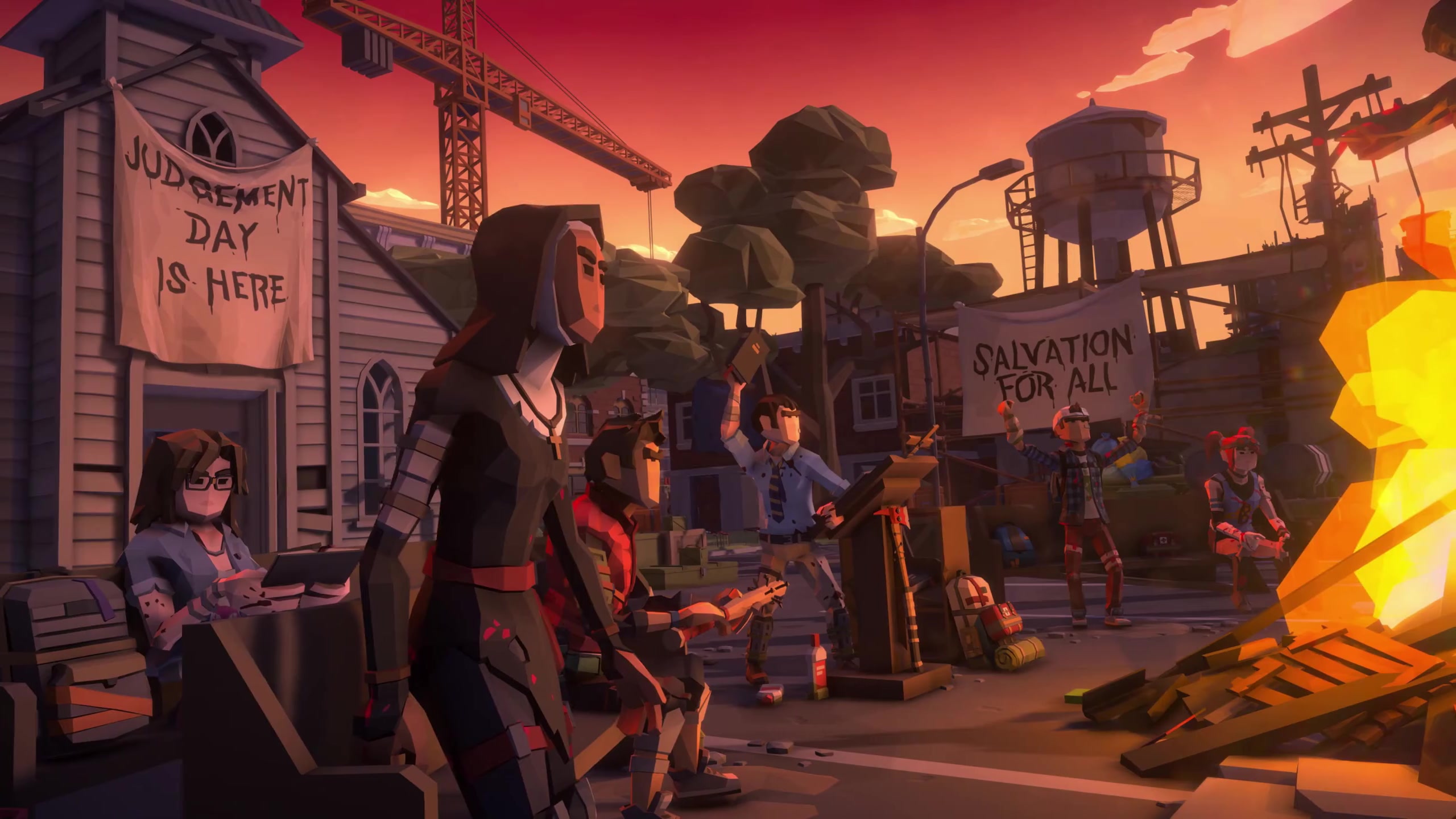 你在找一款末日大逃杀的素材包,来看下这个吧~polygon - apocalypse