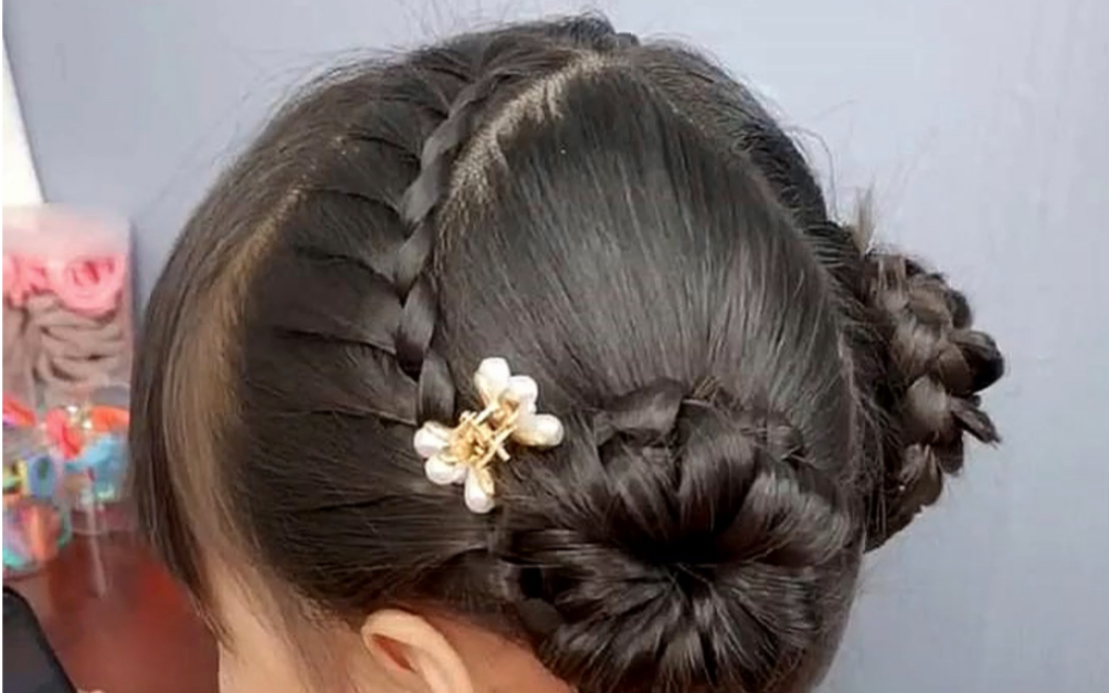 女儿二年级漂亮发型