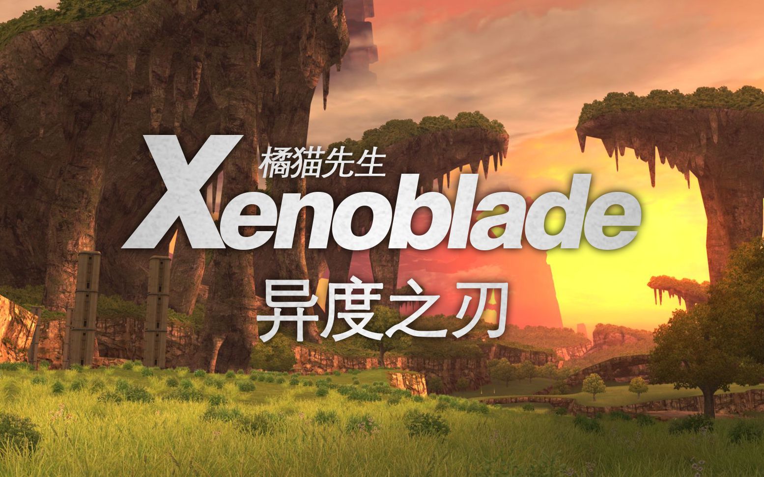 [图]【橘猫先生】Wii 异度之刃1 异度神剑 Xenoblade 一周目通关流程 主线剧情攻略