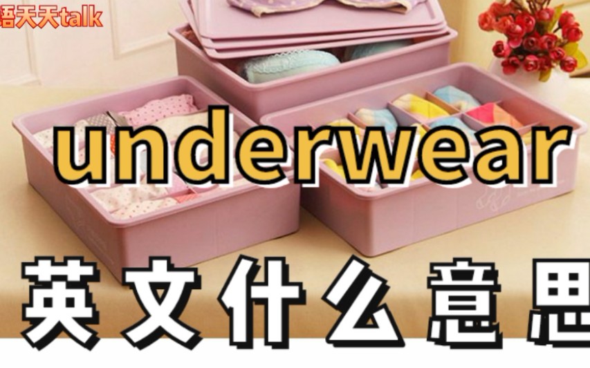 英文underwear是什么意思哔哩哔哩bilibili