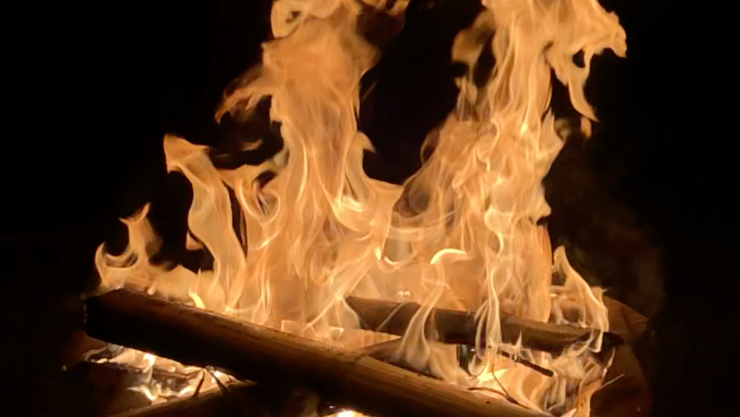 记不得哪个冬天哪个夜的一盆火