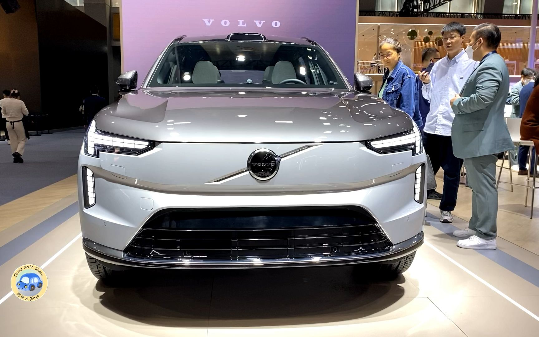 2023款沃尔沃ex90车展实拍,全方位展示后,给个不喜欢的理由