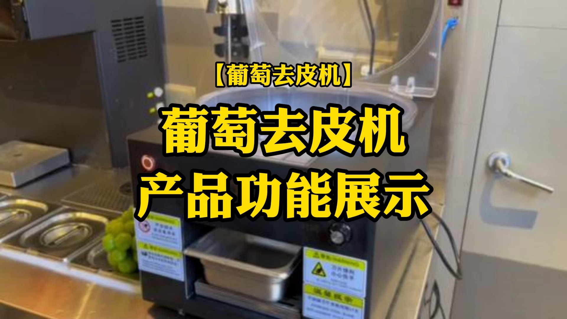 葡萄去皮机产品功能展示【葡萄去皮机】