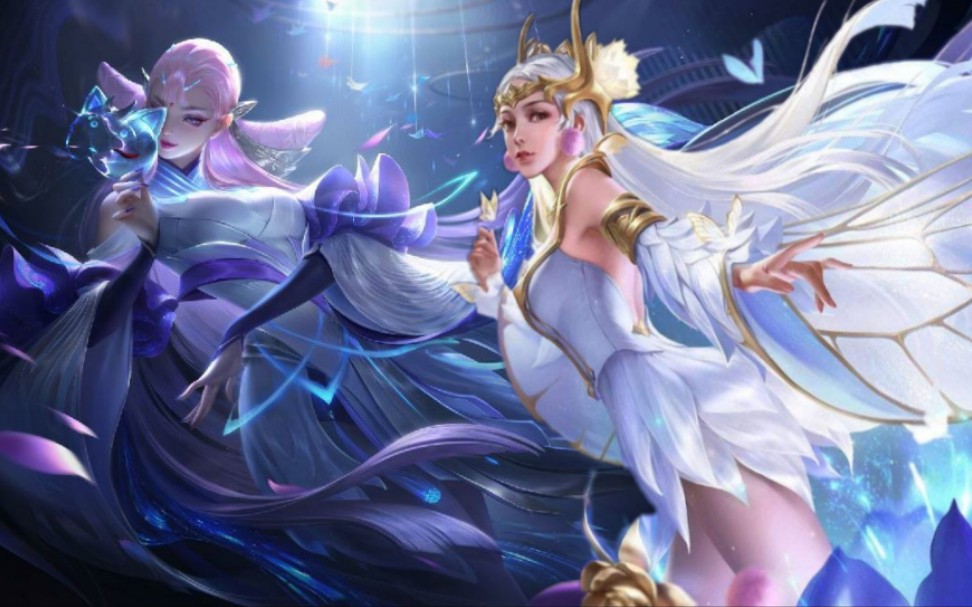 活动作品王者荣耀貂蝉fmvp和金色仲夏夜特效对比