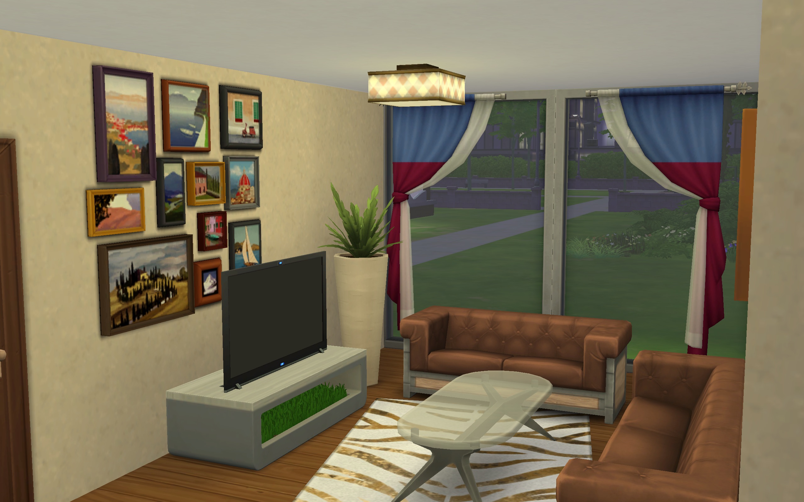 模拟人生4房屋速建超实用简单两居室