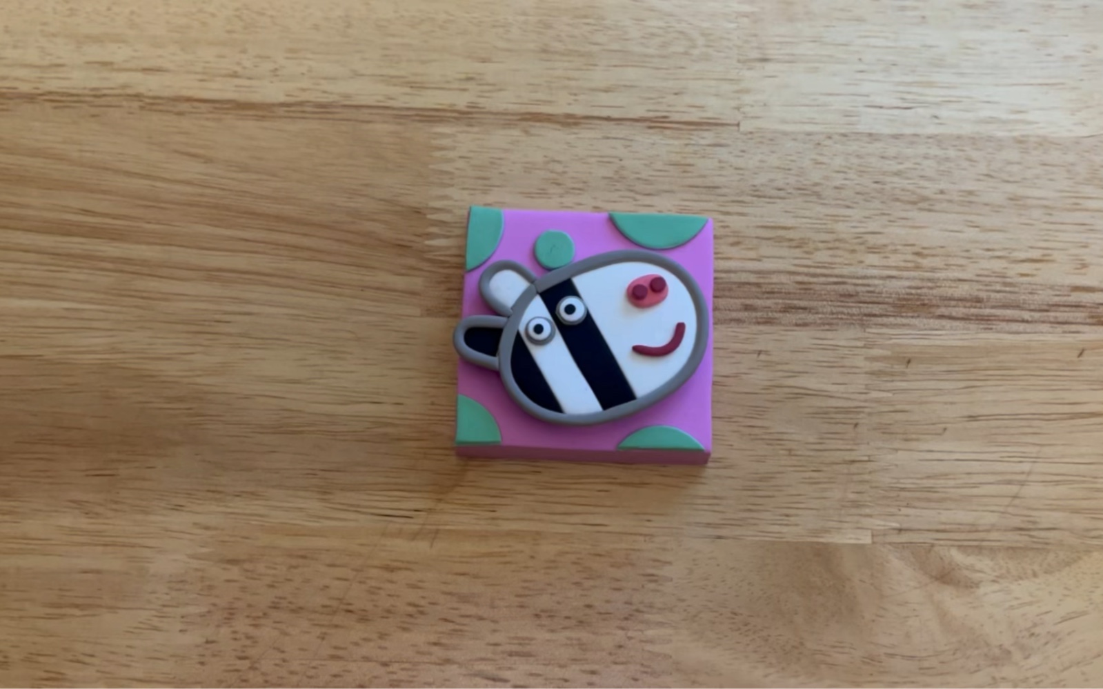 小猪佩奇-斑马苏怡-粘土手工制作