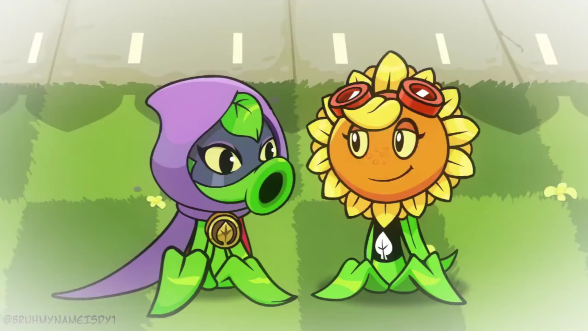 【pvzh/动画】绿影侠和耀花的正面交接(不是