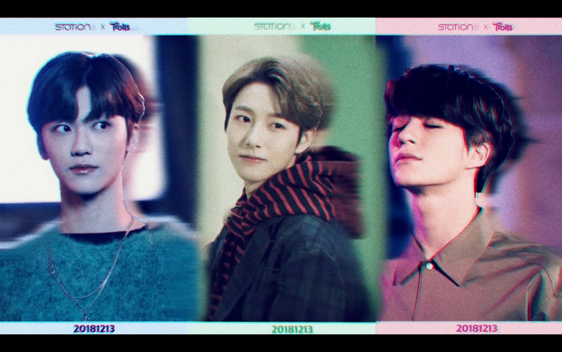 【nct娜诺俊】大三角合唱动画片trolls的主题曲hair in the air_哔哩