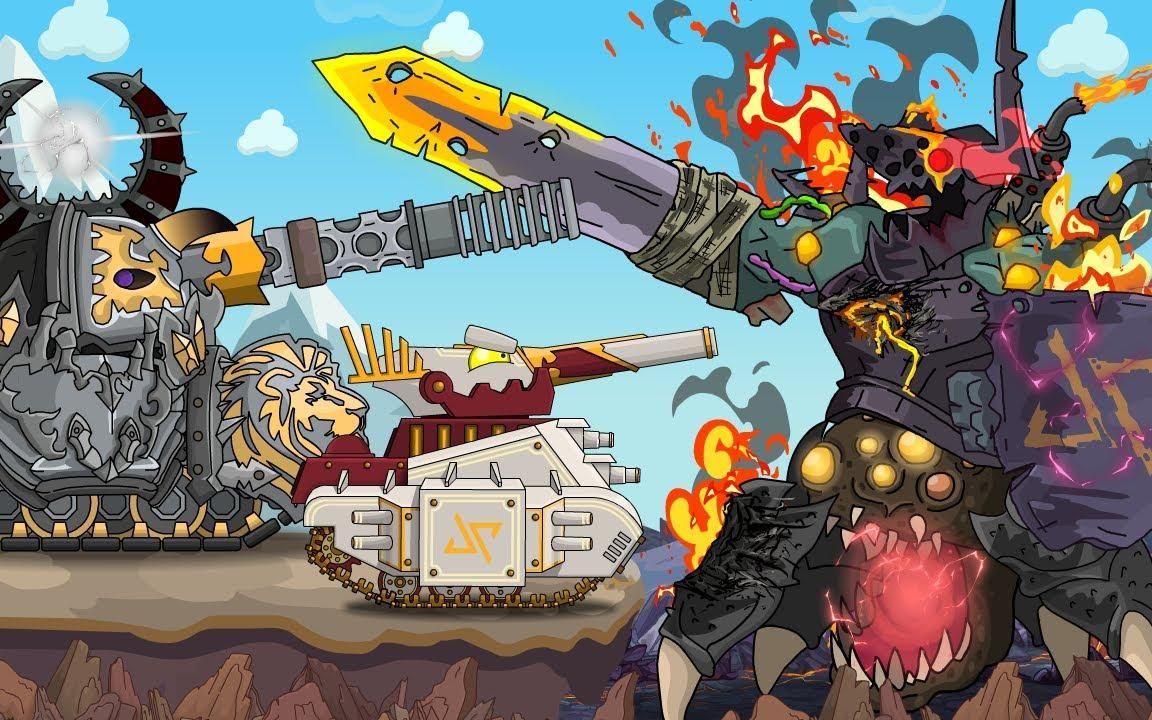 坦克动画,神圣利维坦大战制图师,启动钻头,制图师战败