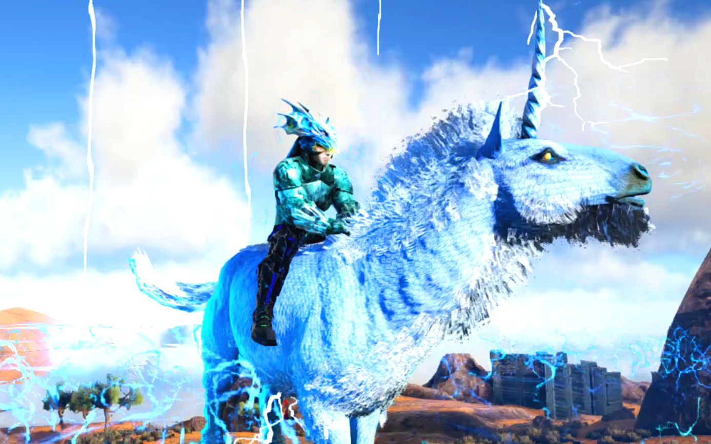 方舟生存进化-怪物猎人篇20 战败的幻兽麒麟