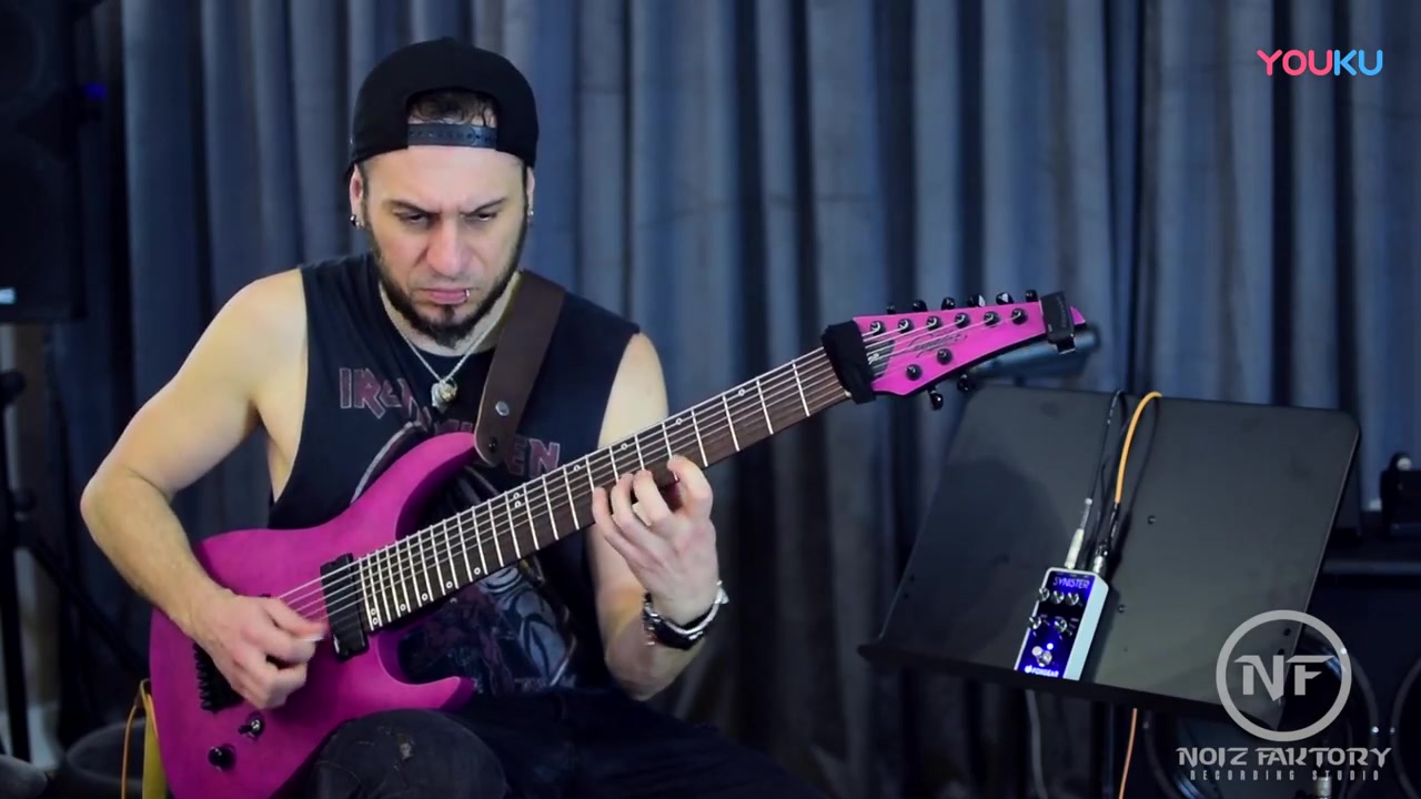 synister失真单块效果器意大利手工品牌外国7弦吉他手demetrio测评