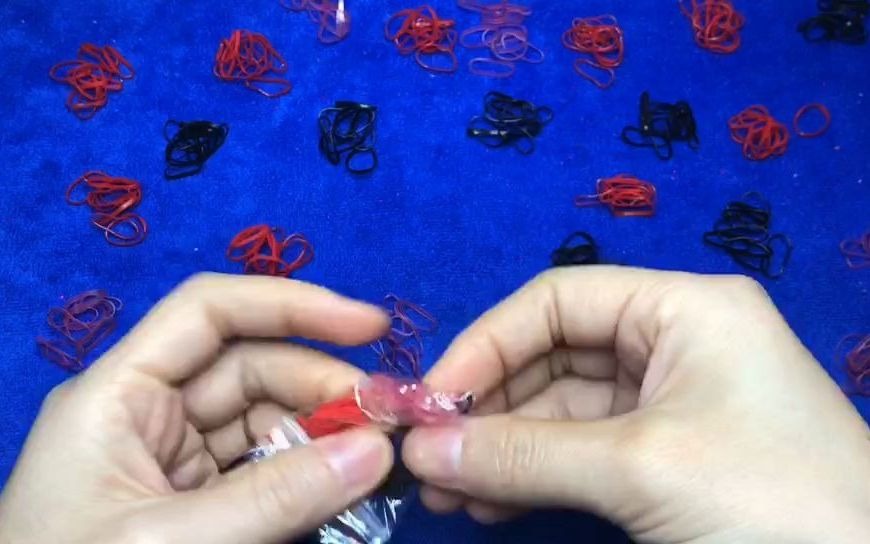 活动作品手工活外发加工儿童皮筋分装在家可加工