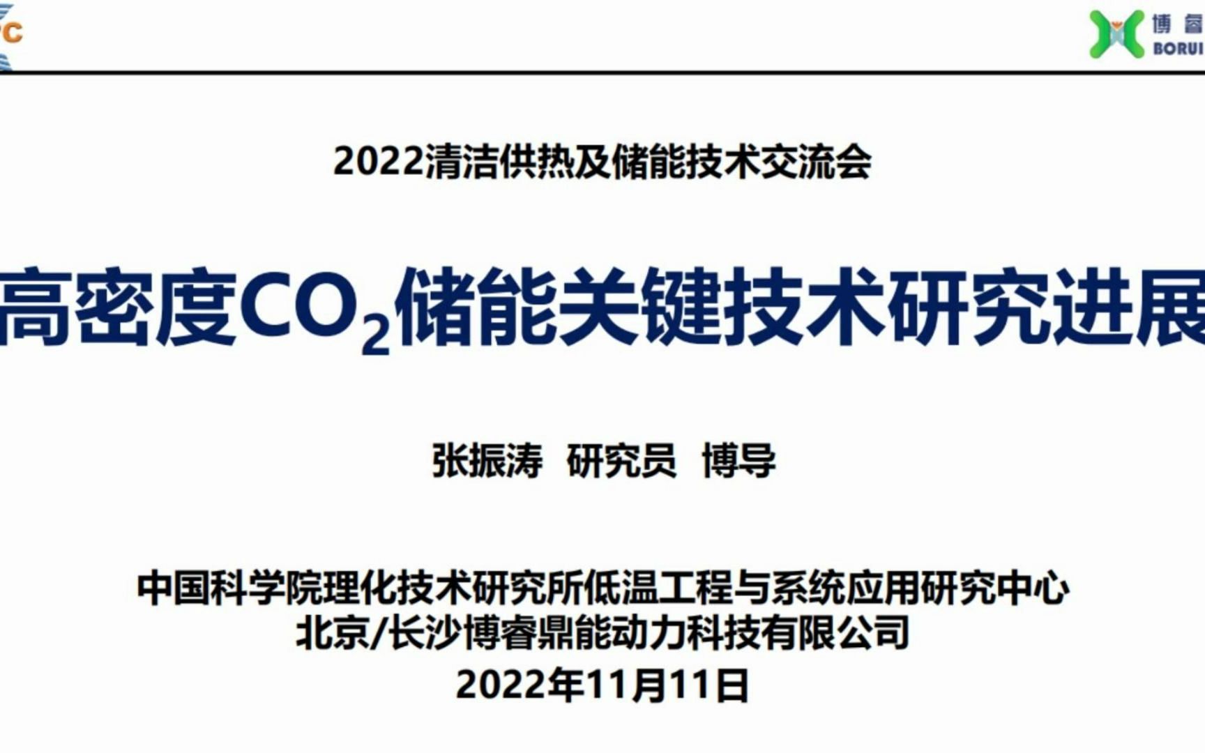 张振涛:高密度二氧化碳储能关键技术研究进展哔哩哔哩bilibili