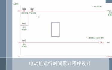 电动机运行时间累计程序设计3三菱PLC哔哩哔哩bilibili