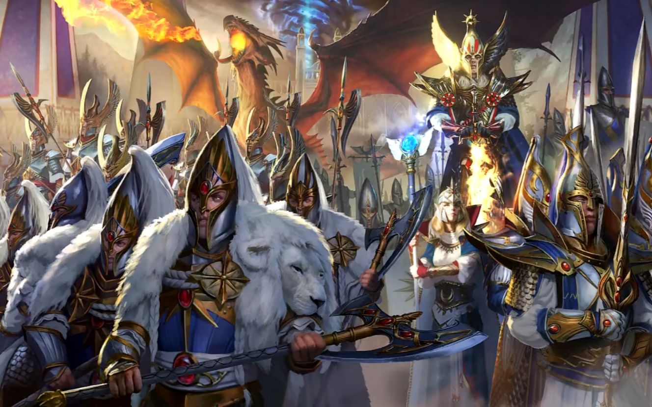 【中古战锤】众神的宠儿,高等精灵