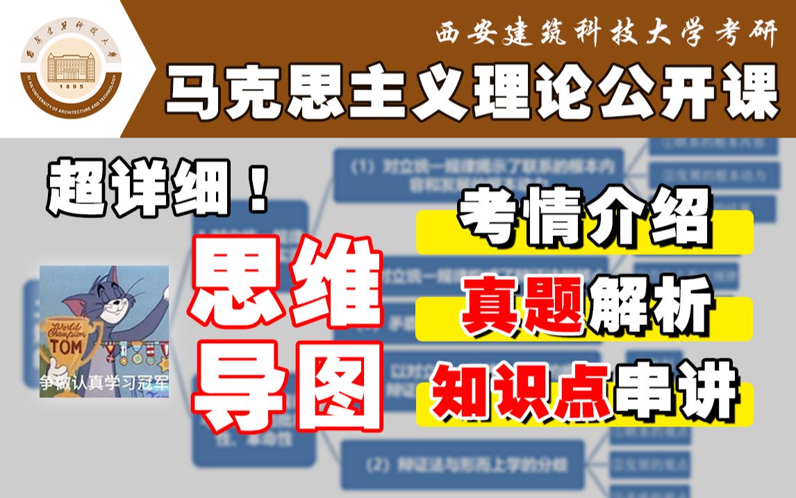 390 学姐的超详细思维导图!西建大马理论616,842考研高分学姐这样学