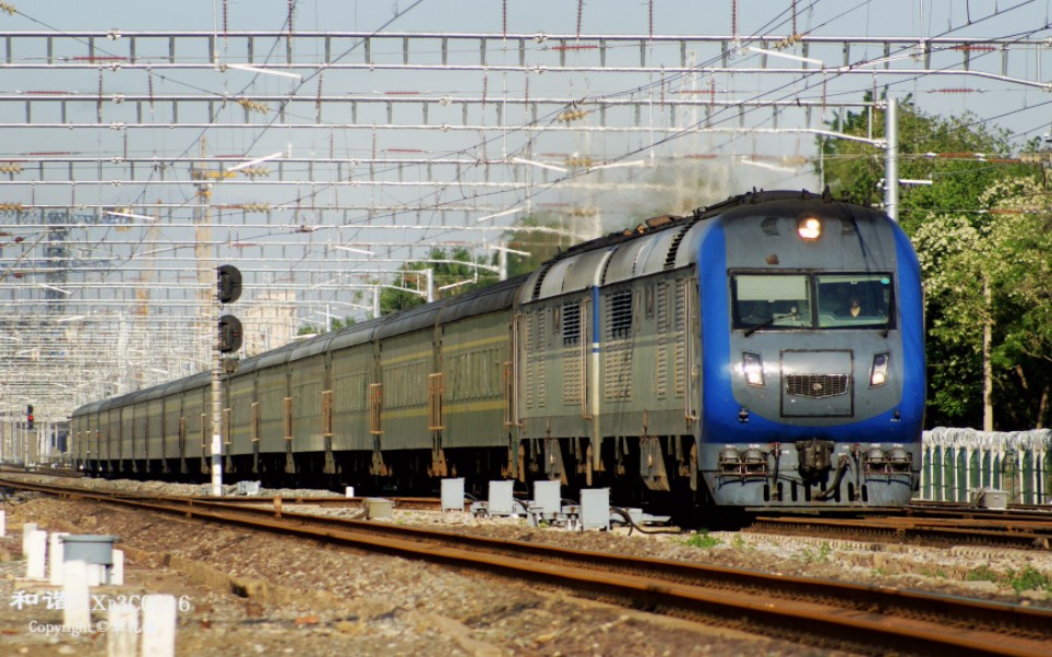 【中国铁路】京局京段df11g牵引z140次通过柳村线路所_哔哩哔哩_bili