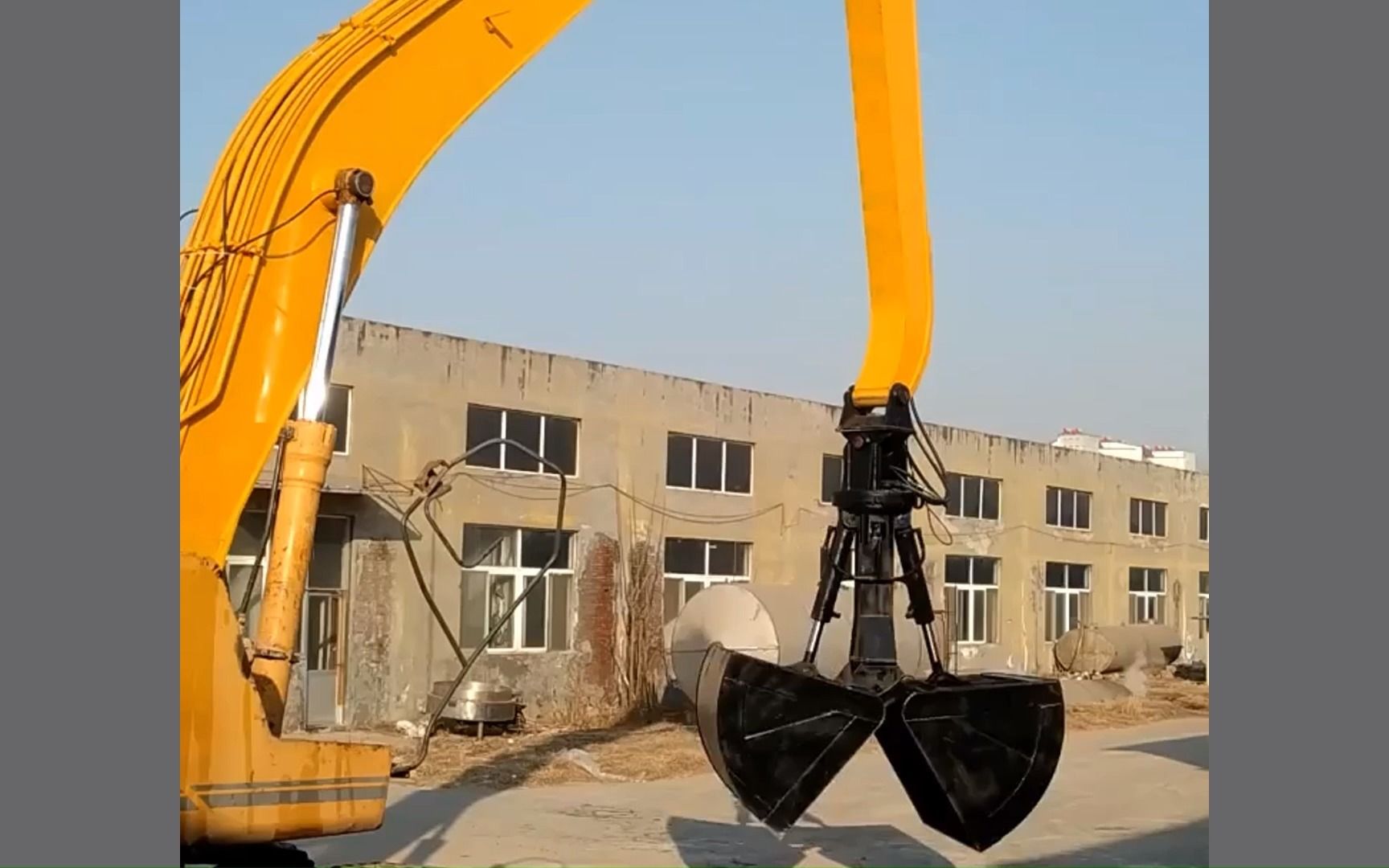 l56液压挖掘机贝壳斗 2125钩机旋转贝壳斗 5zz7大型液压贝壳斗