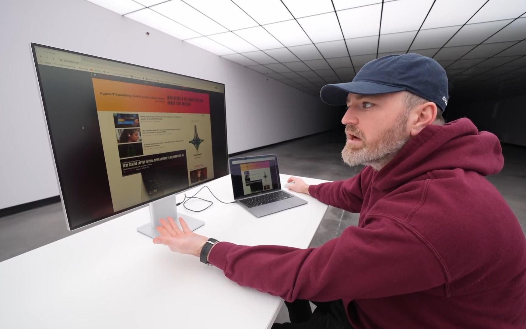 老外也用华为的电脑屏幕