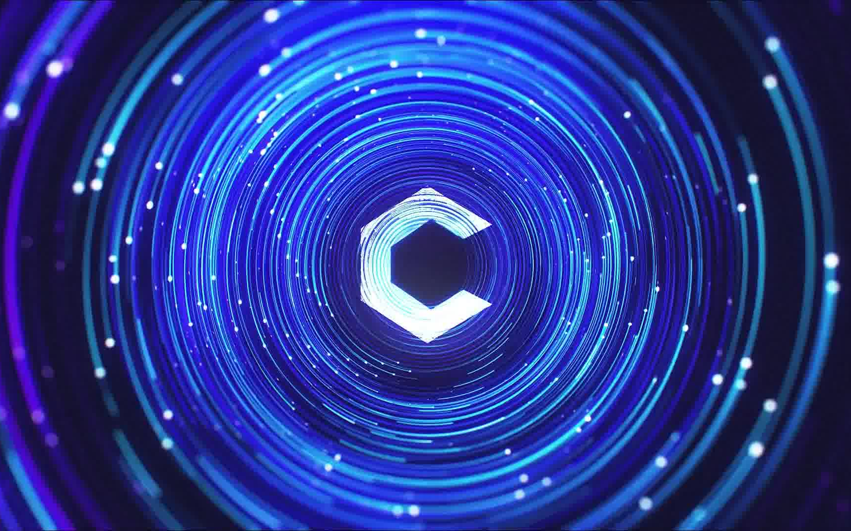 ae模板-星轨隧道漩涡虫洞特效的动态logo片头模板标识品牌商品店铺