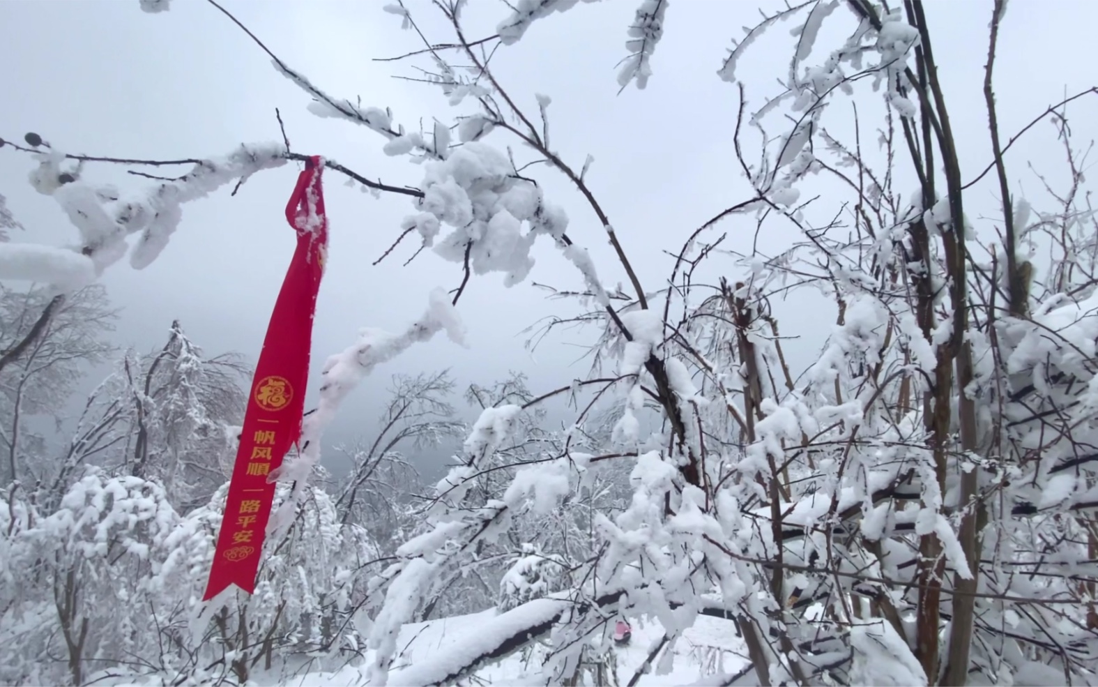 [图]终南阴岭秀，积雪浮云端。林表明霁色，城中增暮寒。