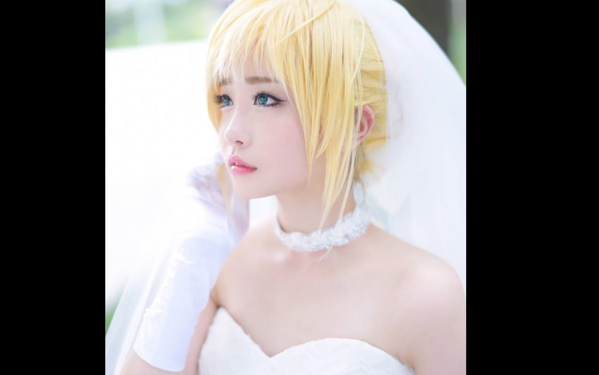 [图]【Cosplay】Saber Cos 婚纱