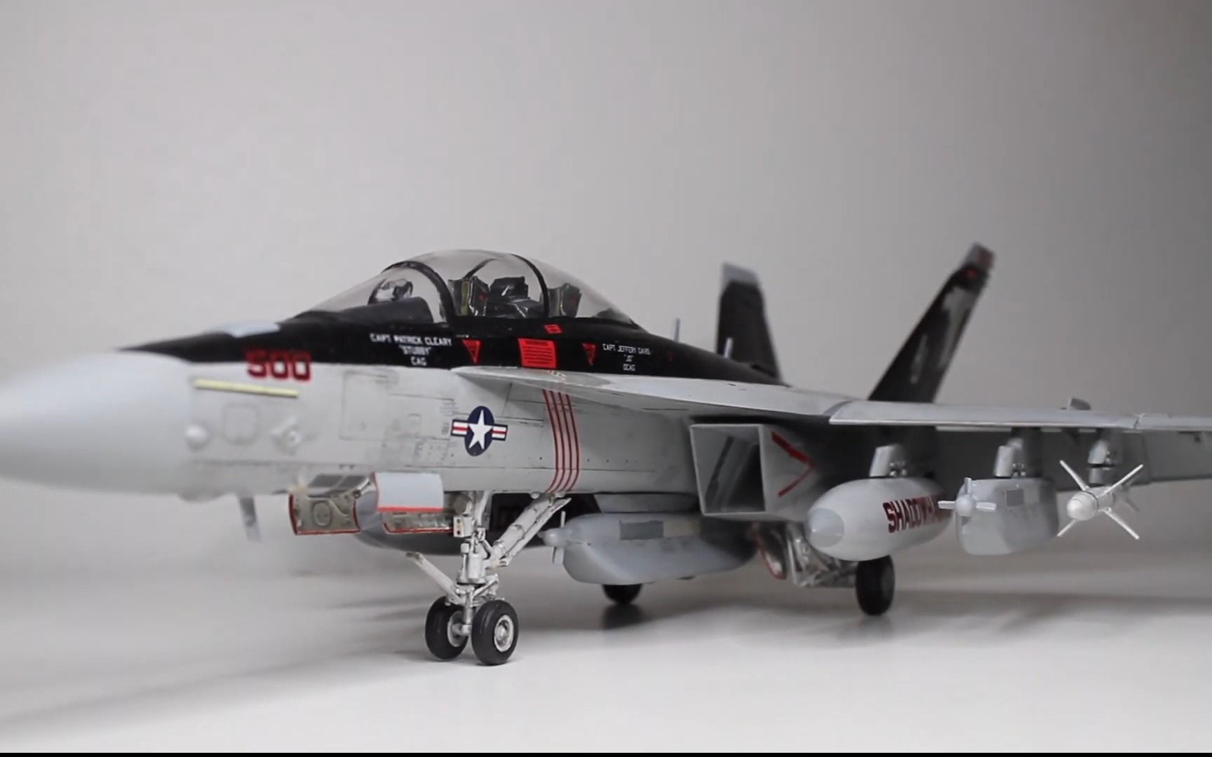 Hasegawa长谷川 1/48th VAQ141 "Shadowhawks" EA18G 快餐作哔哩哔哩bilibili