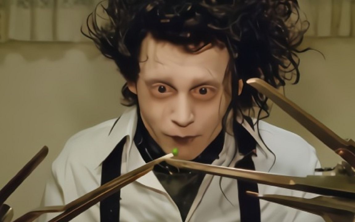 剪刀手爱德华:机器人被好心的主人带回家,却发现吃饭是个大问题