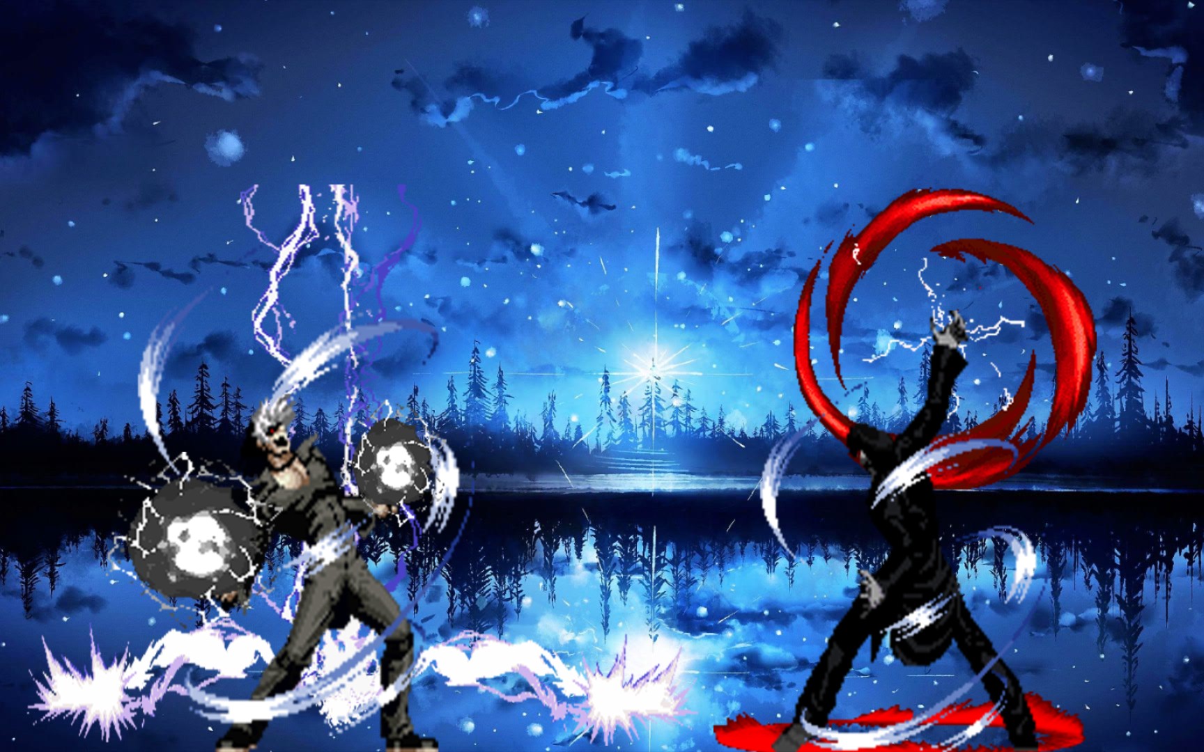 【mugen】:新版-凯兰元素vs黑夜