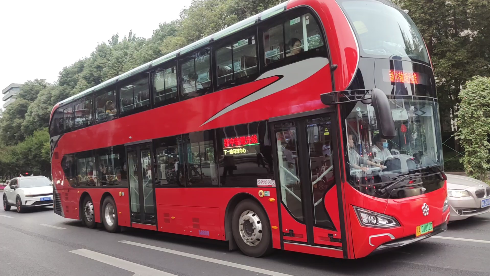 成都公交 市区双层车