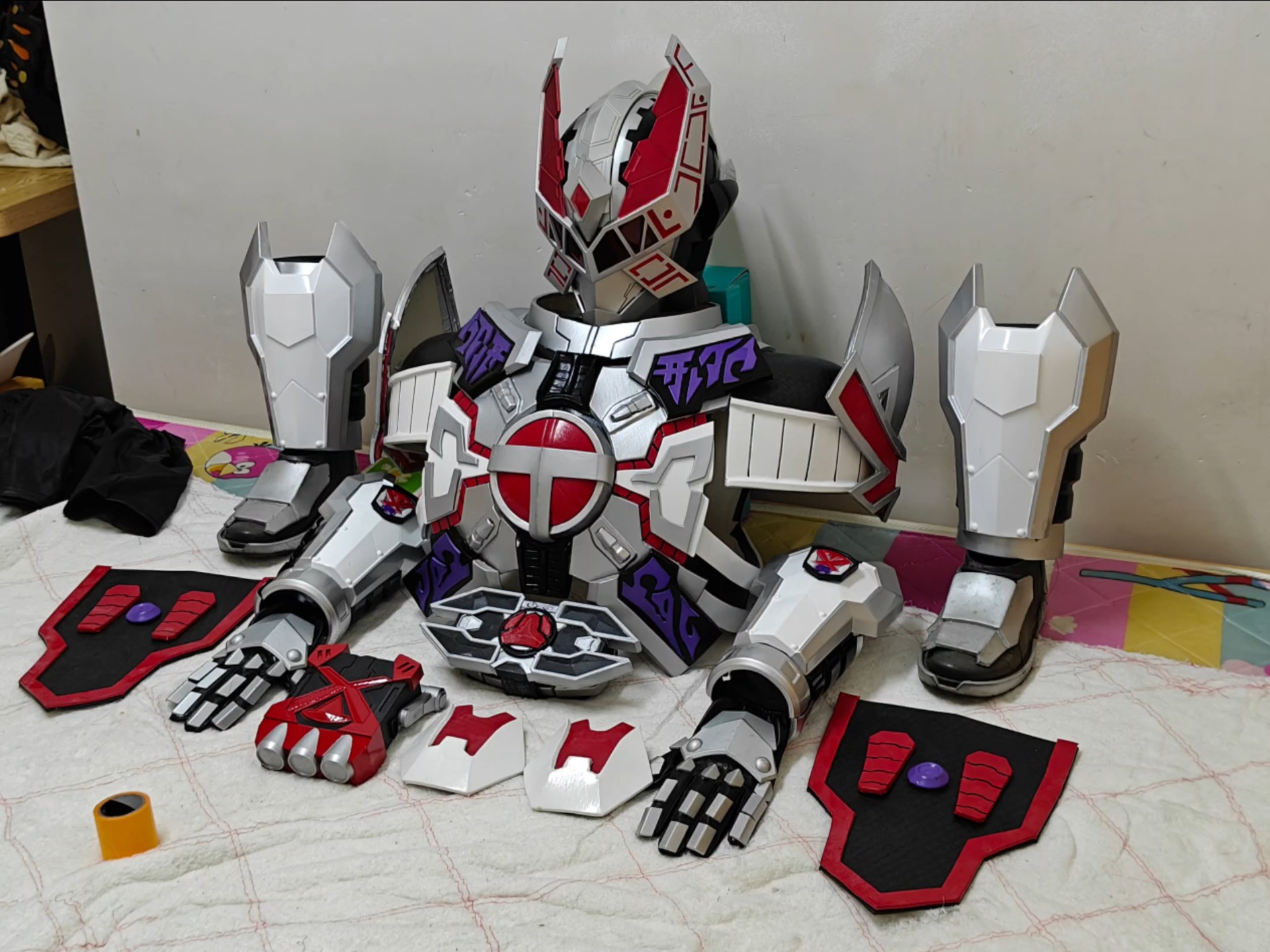 自制黑暗刑天铠甲皮套