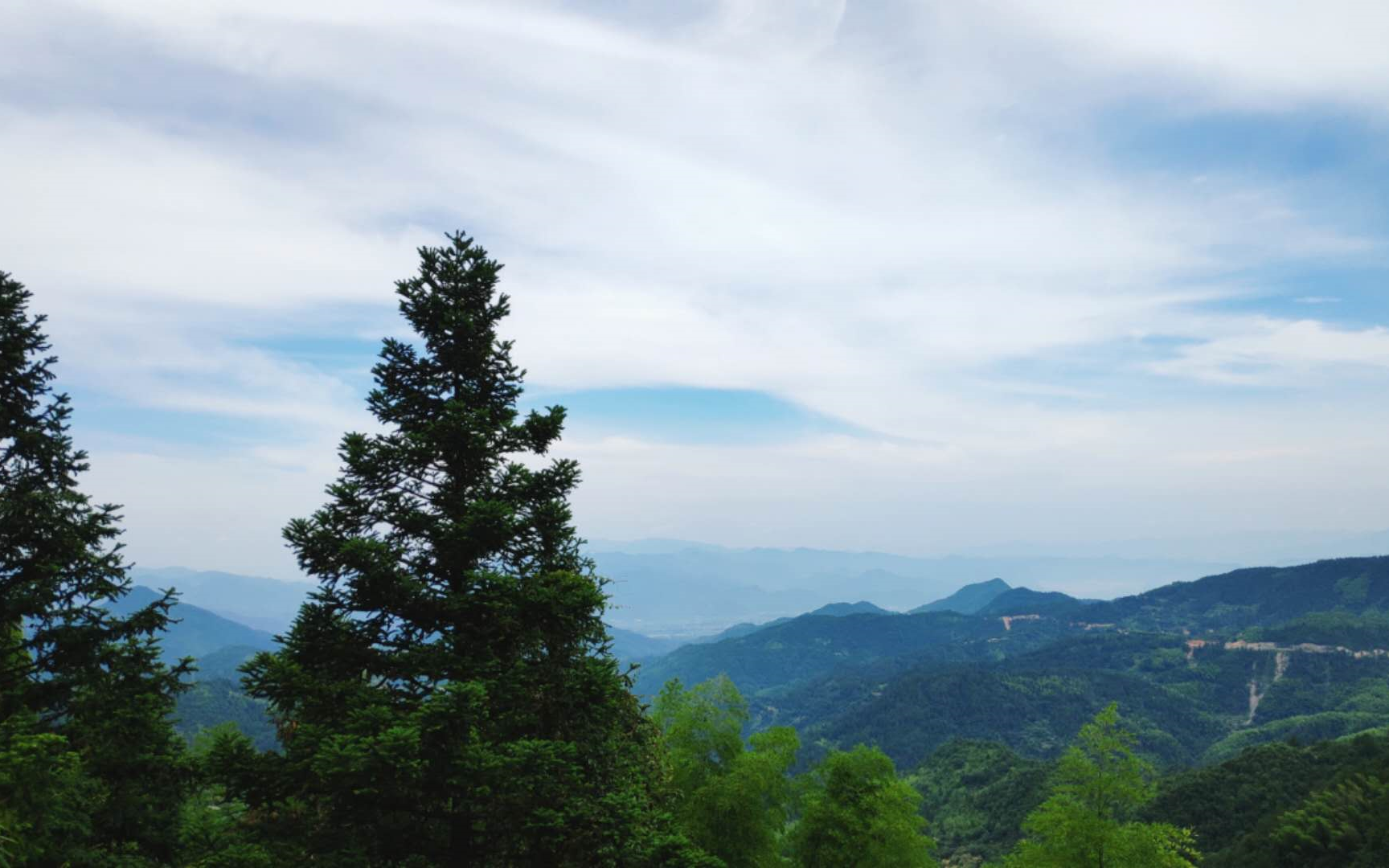 骑行丽水大梁山东南