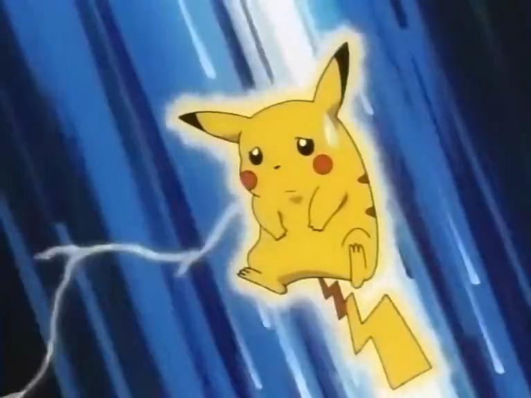 "皮卡丘!使用十伏特攻击!