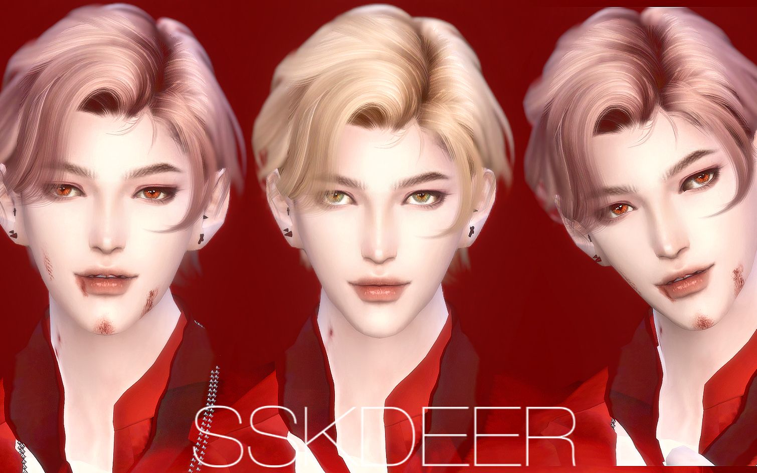 【SSKDEER】模拟人生4人物捏脸 | 吸血鬼王子.模拟人生4