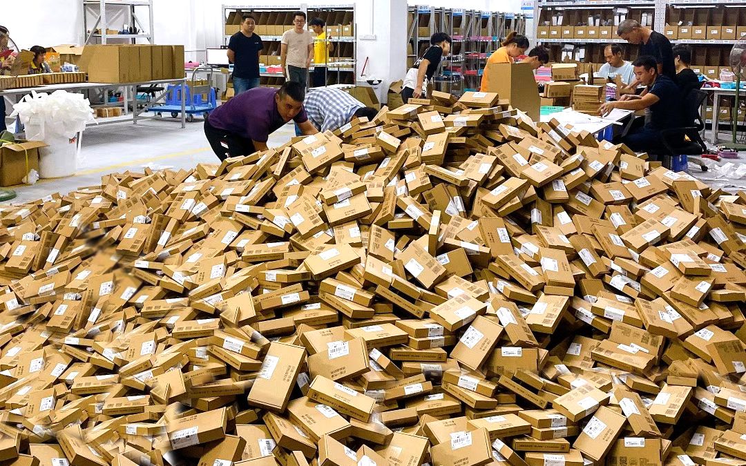 展图云仓发货1.1块起,为啥代发货这么便宜?来看看云仓实拍