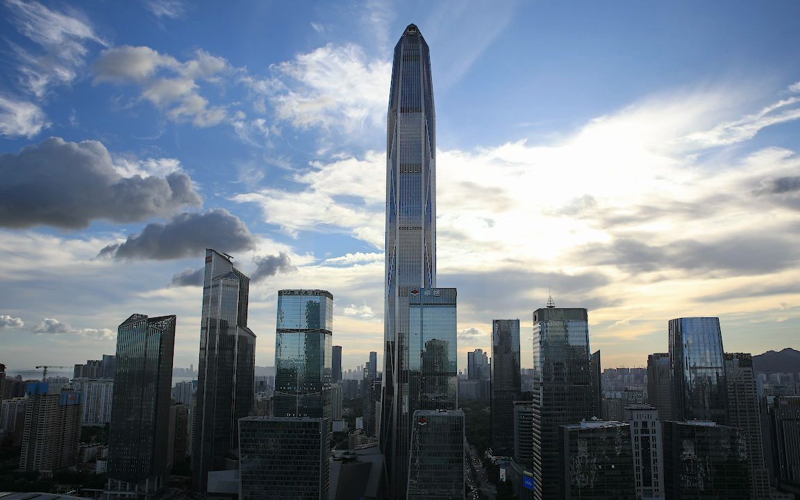 深圳平安金融大厦延时摄影_哔哩哔哩_bilibili