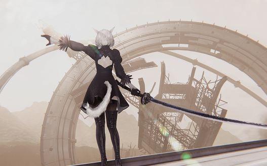 【ff14】诗人演奏 ff14x尼尔联动第三章-カイネ/救済