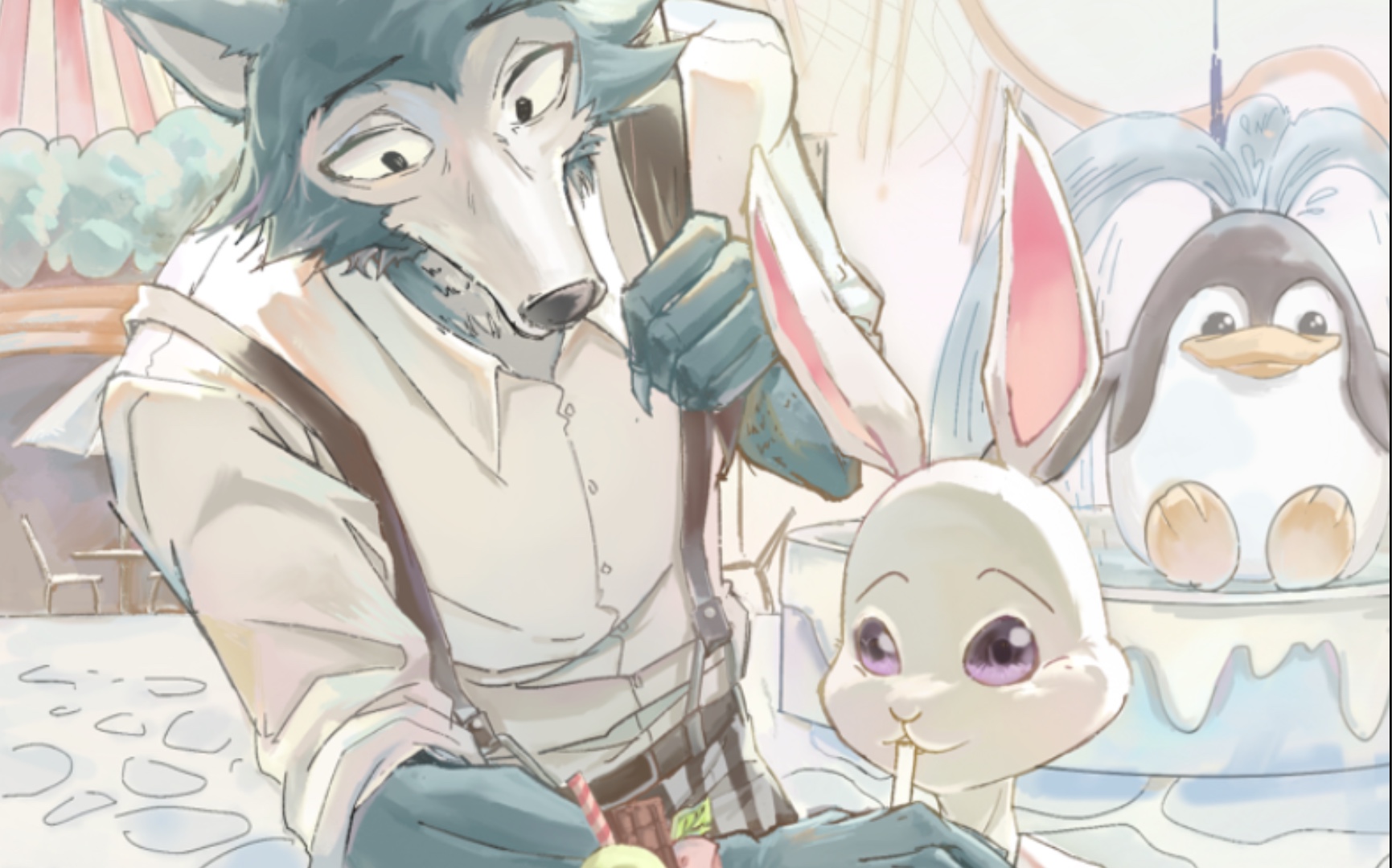 beastars/狼兔〗和小春一起去游乐园～(不存在的