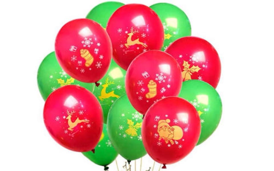 活动作品小朋友分气球大学生忙一忙