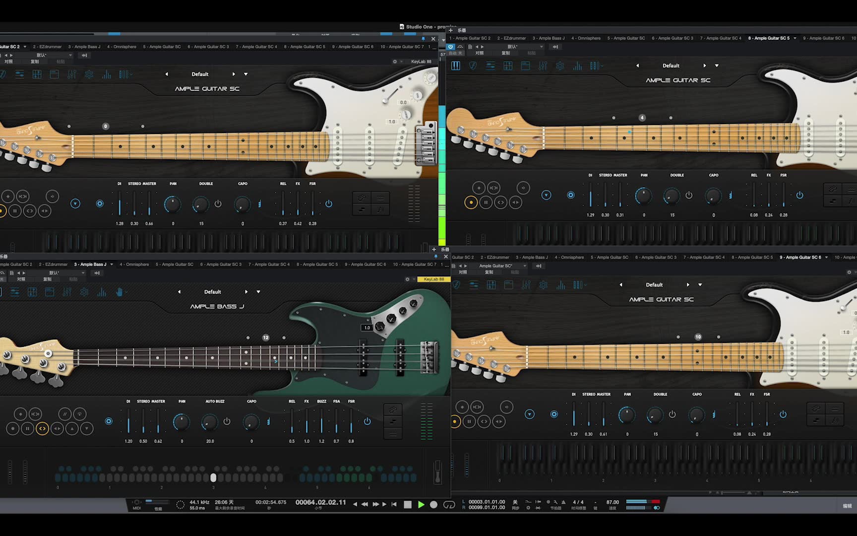 ample guitar音源模拟翻弹寂静岭2经典《promise》