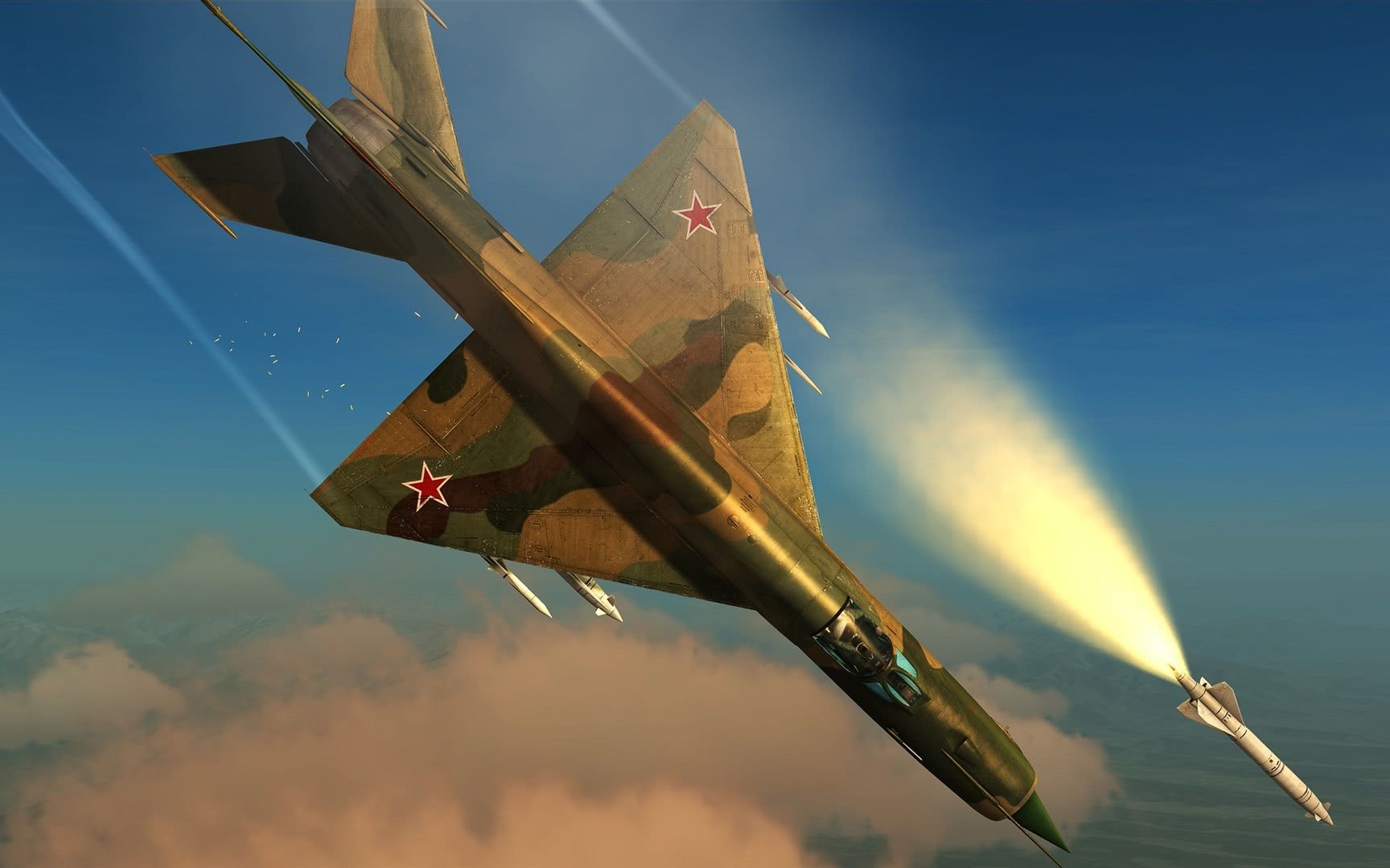 战争雷霆苍穹之上的三弦琴米格21比斯测评实战