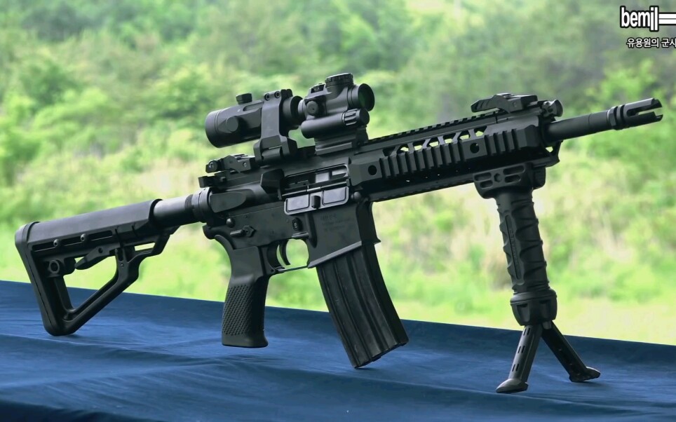 韩国特战司dsar15pc新一代步枪介绍射击